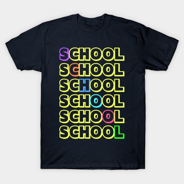 Back to school T-Shirt by My Word Art